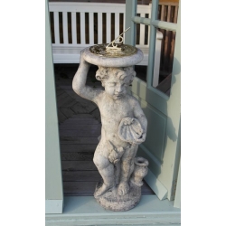 Cherub brass sundial